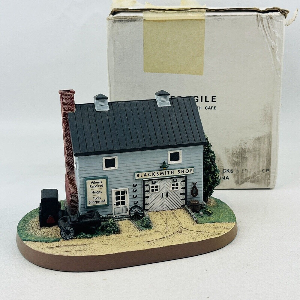 Danbury Mint‎ Amish Blacksmith Shop Heritage Collection 1994